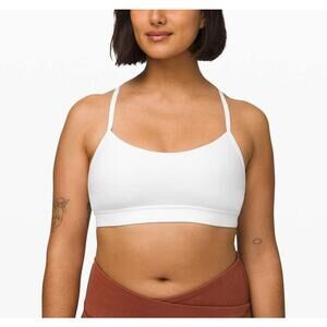 Lululemon Flow Y Bra Nulu Light Support, A–C Cups White 6